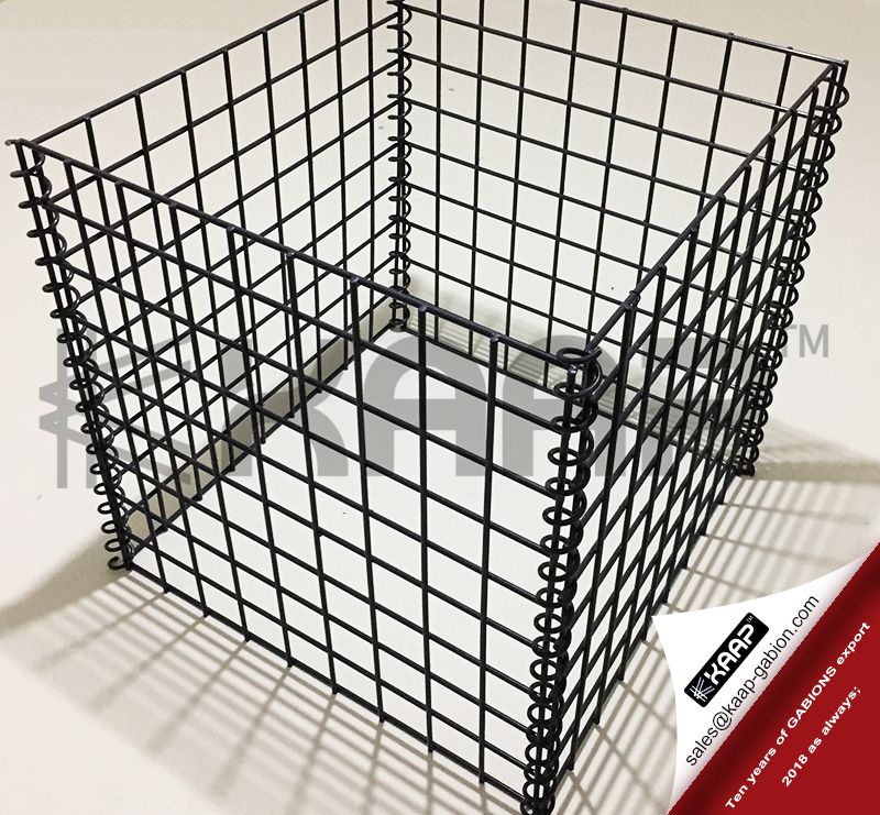 Gabion Basket (black PVC coated)