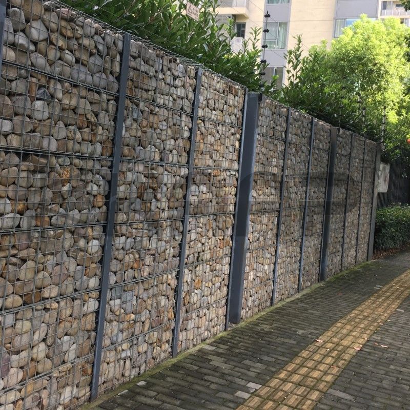 Park gabion decoration fence wall