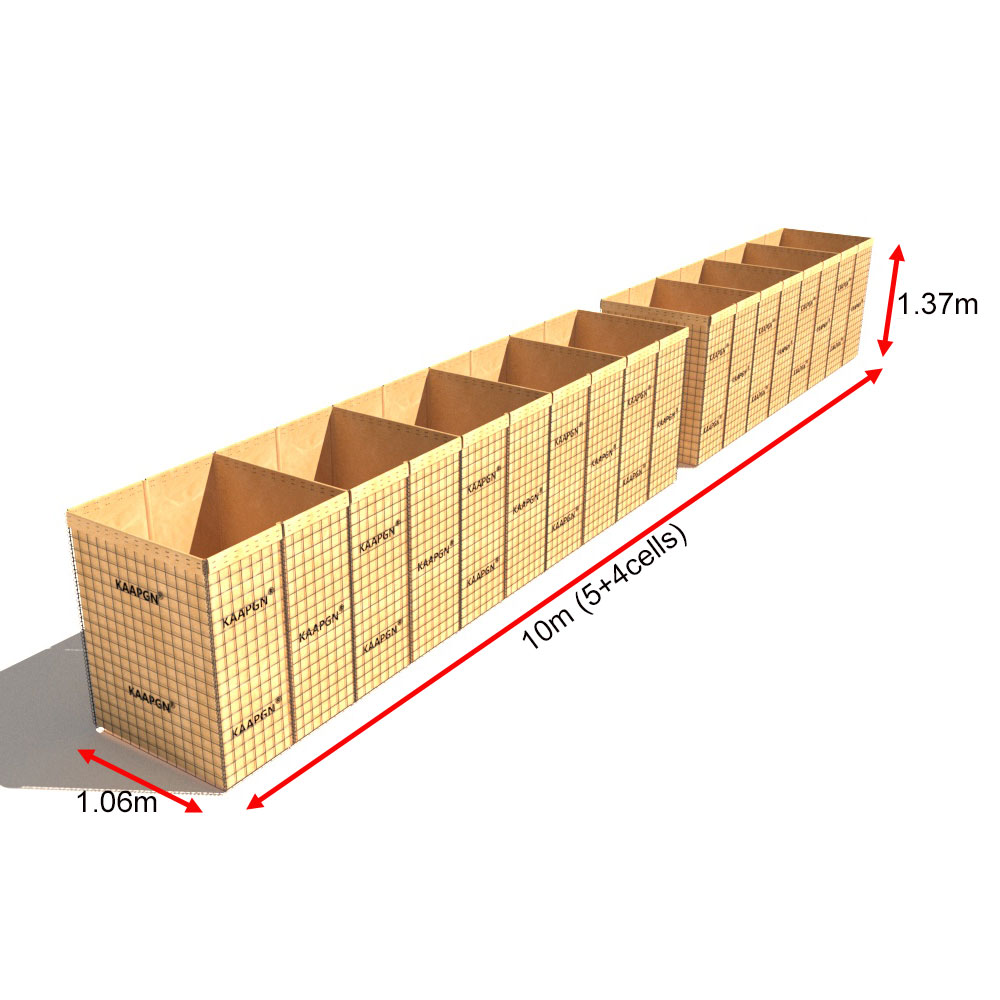 Flood Barrier Welded Boxes Defensive Barrier Bastion Barrier Sand Wall